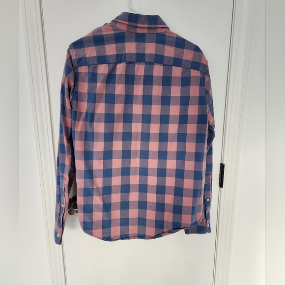 Abercrombie&Fitch Pink/Blue Plaid Shirt~ MED - Picture 2 of 3